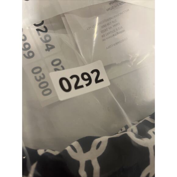 Crown & Ivy Women Blue White Geometric Blouse 3X Nautical Preppy Classic Capsule - Picture 10 of 10